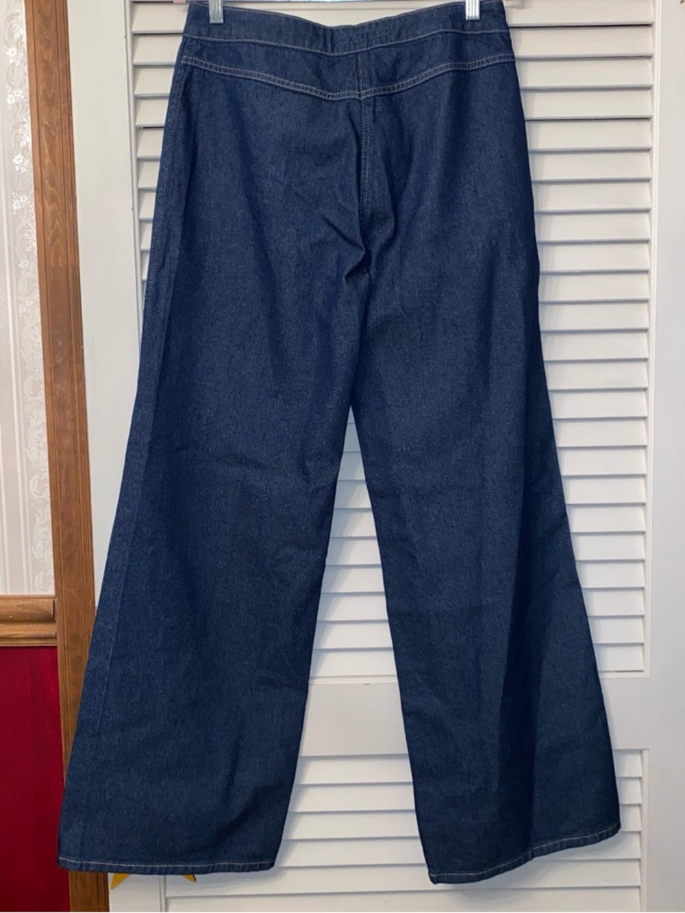 NWT LK Bennett Pip Dark wash wide leg jeans $170 - Picture 6 of 12